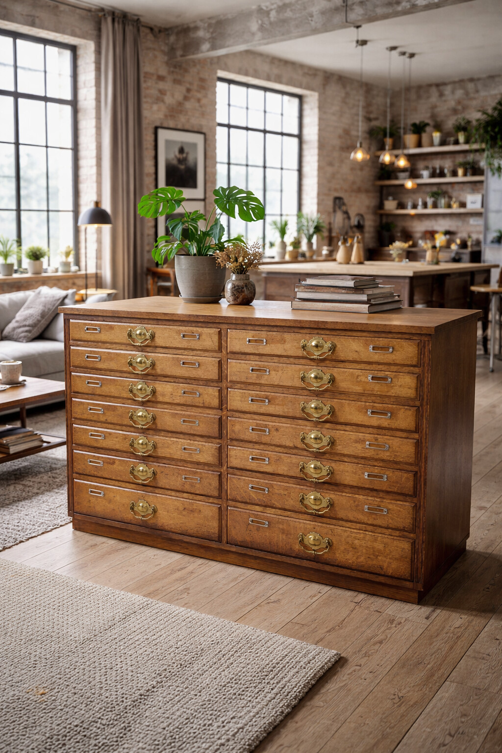 oak multidrawer oak multidrawer